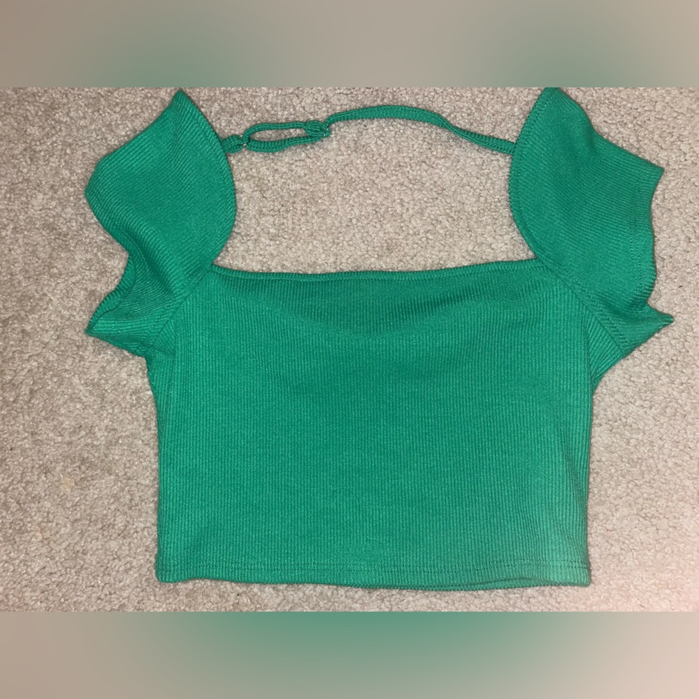 Green top from boutique